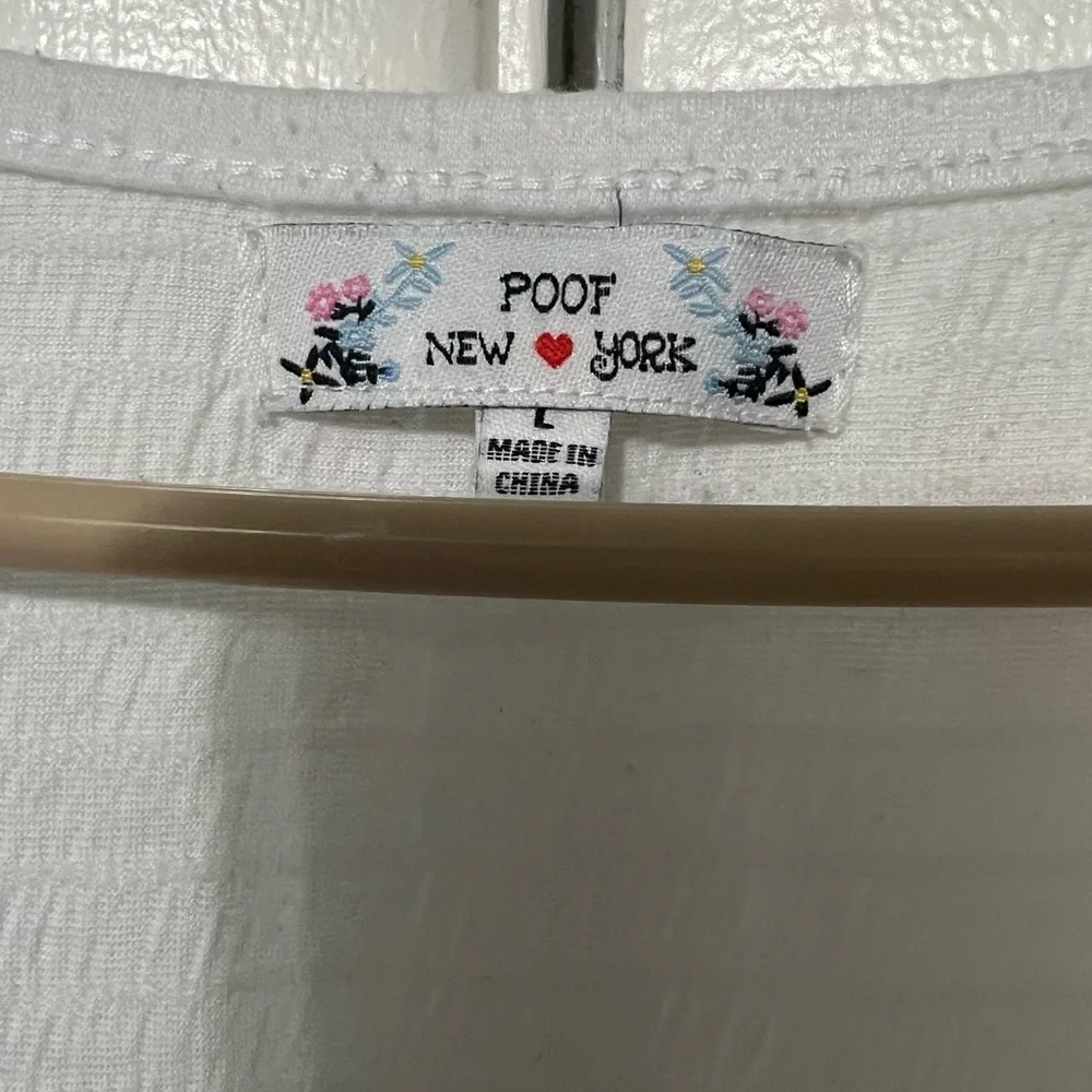 White Ruffled Top - Picture 3 of 3